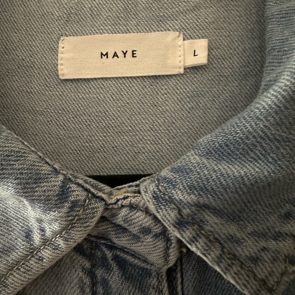 MAYE Montana Denim Shirtdress - Picture 10 of 13